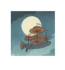 'Flight of Fantasy' Woodblock Print