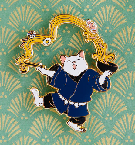 Ramen Cat Pin