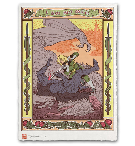 'A Trial of Strength' ジクレー版画