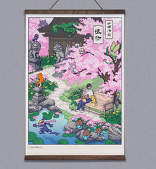 **Pre-Order** 'Kanto Garden' Scroll