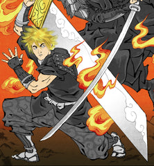 **Pre-Order** 'Meteoric Power' Wall Scroll