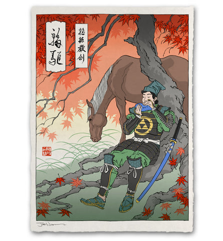 'The Hero Rests' ジクレー版画